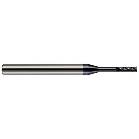 Harvey Tool 5/32 Cutter dia. x 0.4700 in. x 1.0930 in. 1-3/32 Reach Carbide Square End Mill, 4 Flutes 802310-C3
